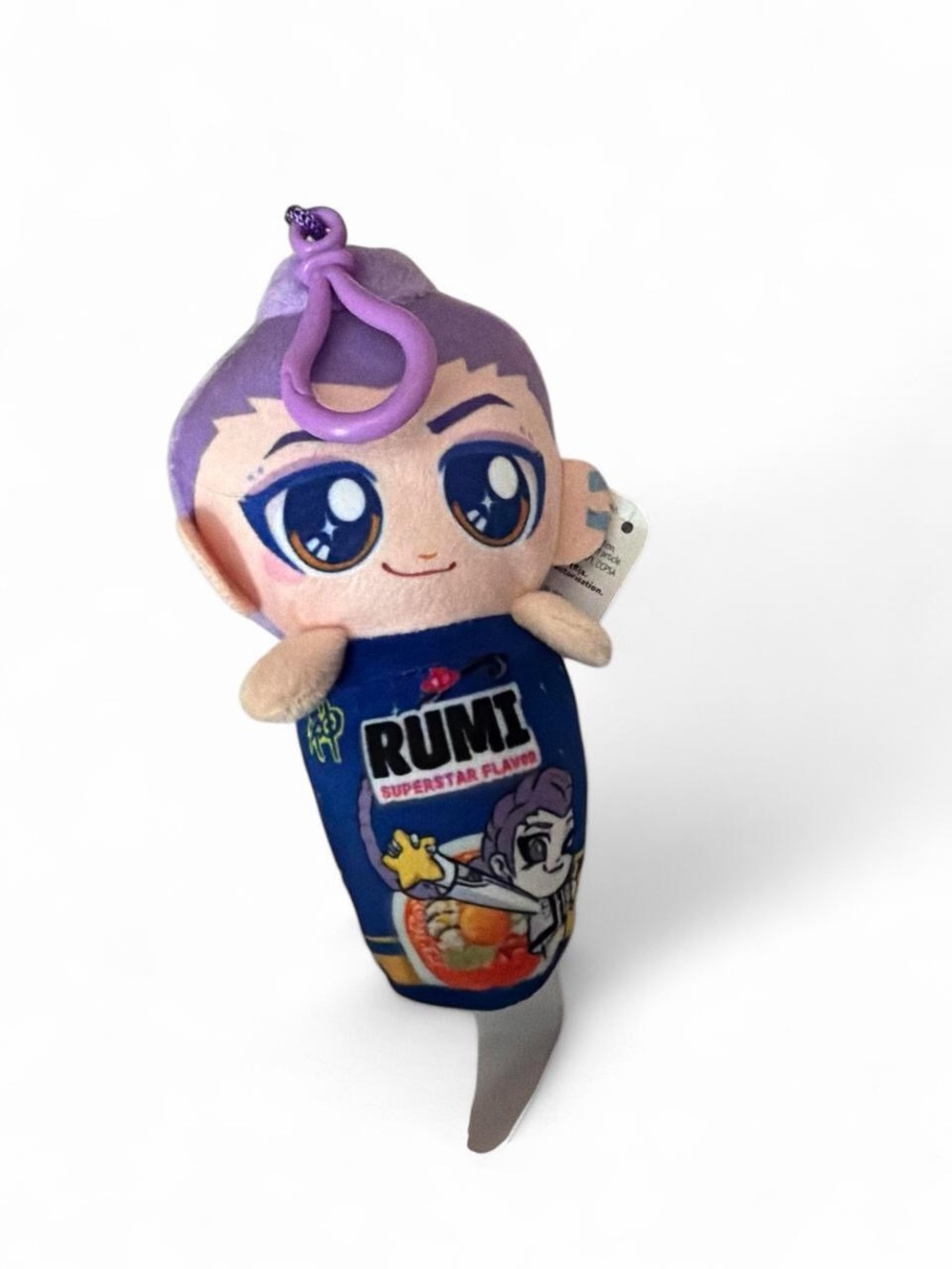 NWT K-Pop Demon Hunters Rumi Plush Keychain Doll